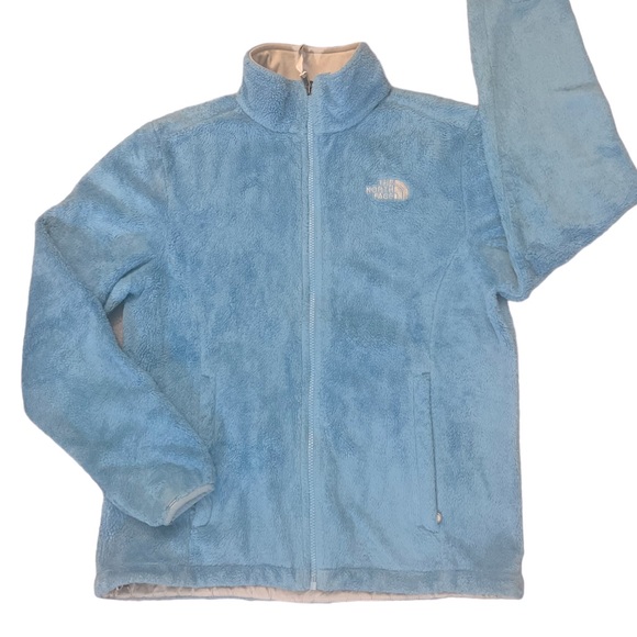 The North Face Fleece Jacket in Light Blue - Picture 3 of 9